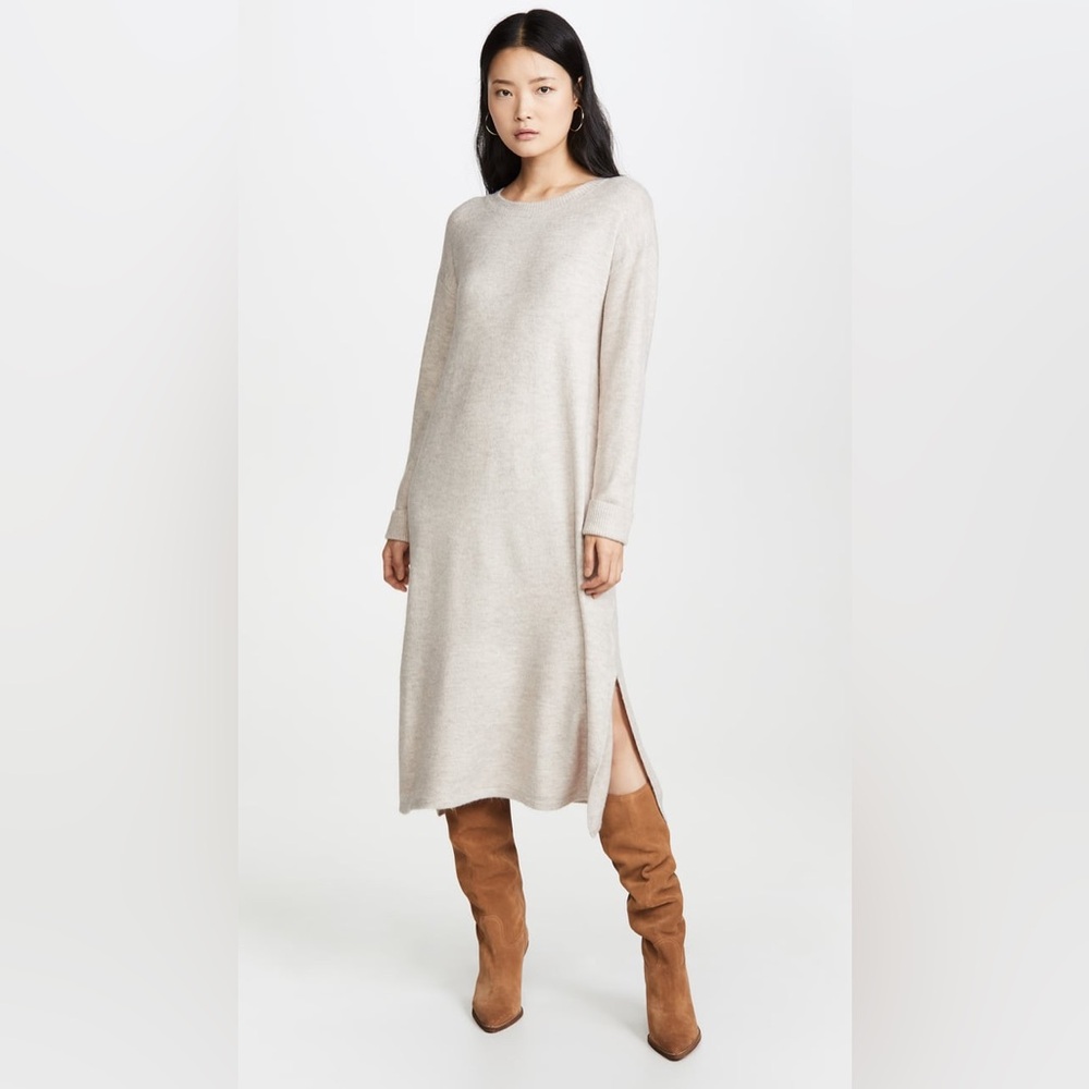 NWT Shopbop Line & Dot Calli Midi Sweater Dress in Taupe - XS